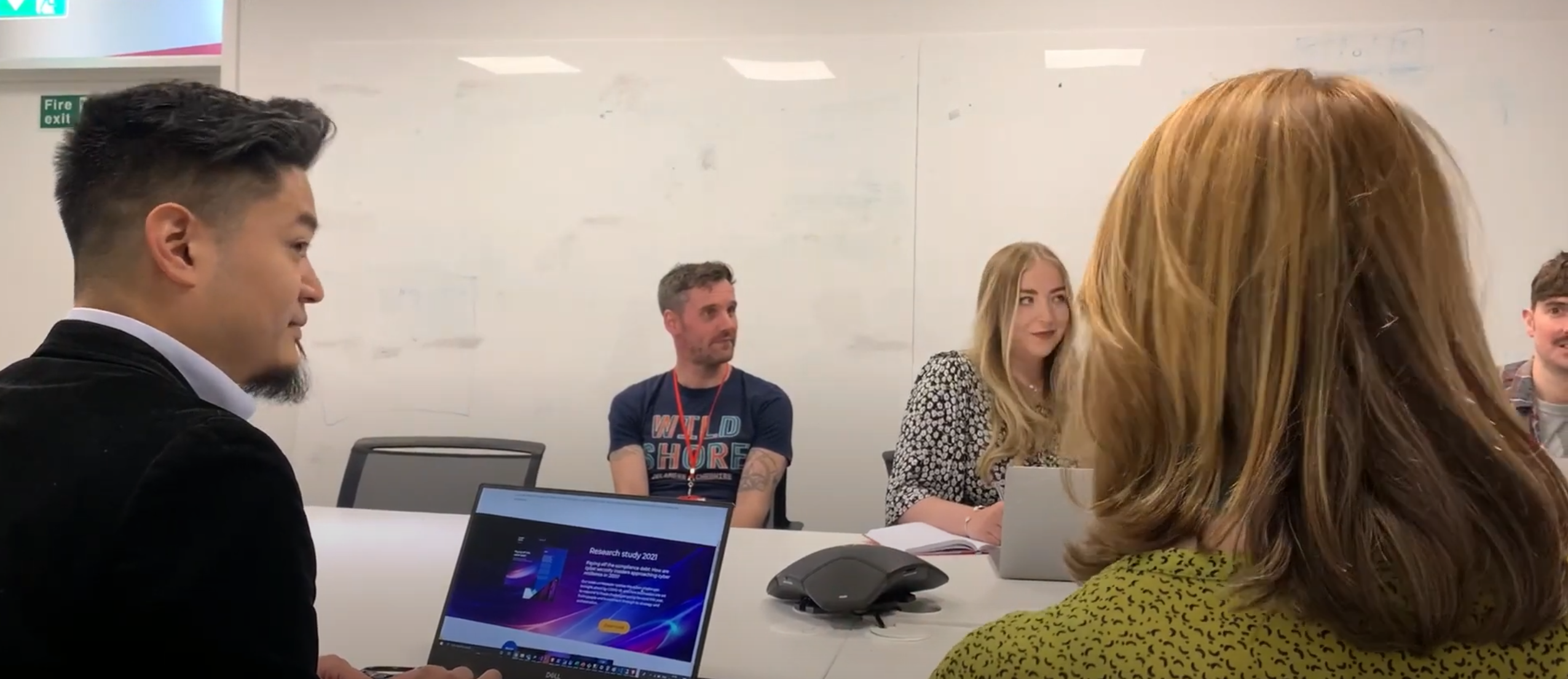 A sustainability project meeting between Nexer Digital and NCC